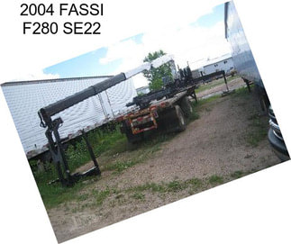 2004 FASSI F280 SE22