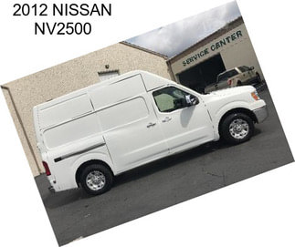 2012 NISSAN NV2500