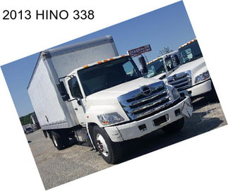 2013 HINO 338