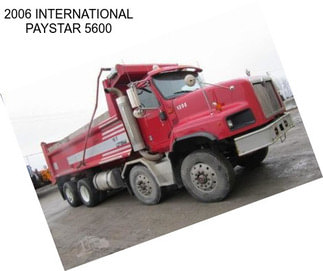 2006 INTERNATIONAL PAYSTAR 5600