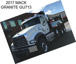 2017 MACK GRANITE GU713