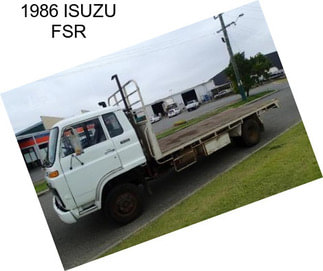 1986 ISUZU FSR