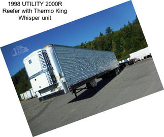 1998 UTILITY 2000R Reefer with Thermo King Whisper unit