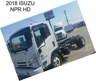 2018 ISUZU NPR HD