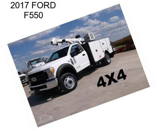 2017 FORD F550