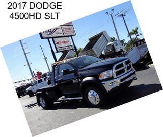 2017 DODGE 4500HD SLT