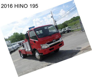 2016 HINO 195