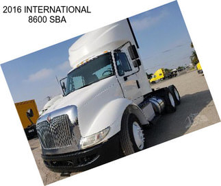 2016 INTERNATIONAL 8600 SBA