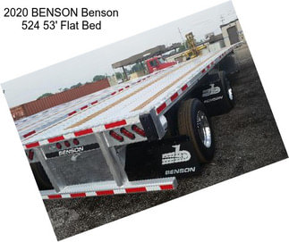 2020 BENSON Benson 524 53\' Flat Bed