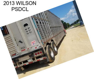 2013 WILSON PSDCL