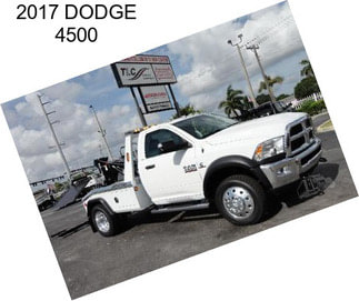 2017 DODGE 4500