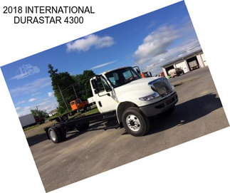 2018 INTERNATIONAL DURASTAR 4300