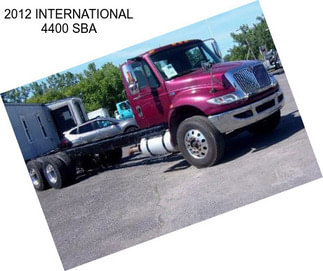 2012 INTERNATIONAL 4400 SBA