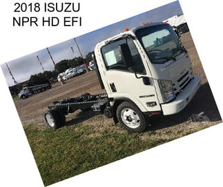 2018 ISUZU NPR HD EFI