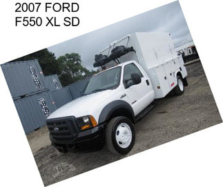 2007 FORD F550 XL SD