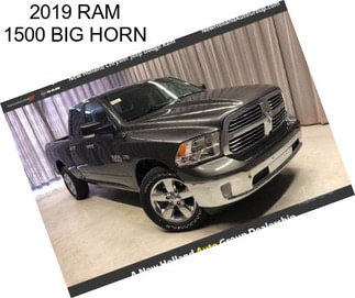 2019 RAM 1500 BIG HORN