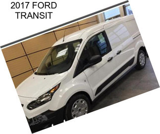 2017 FORD TRANSIT