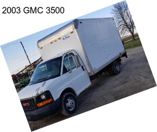 2003 GMC 3500