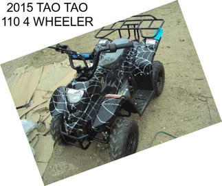 2015 TAO TAO 110 4 WHEELER