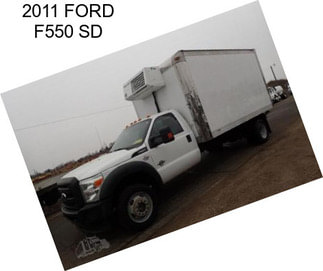 2011 FORD F550 SD