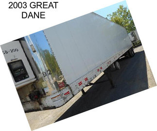 2003 GREAT DANE