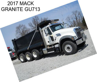 2017 MACK GRANITE GU713