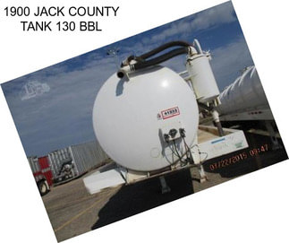 1900 JACK COUNTY TANK 130 BBL