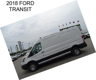 2018 FORD TRANSIT