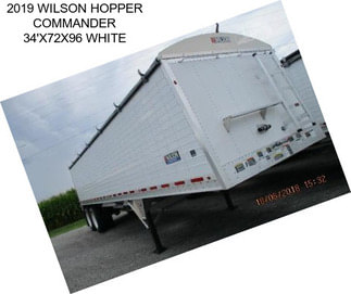 2019 WILSON HOPPER COMMANDER 34\'X72\
