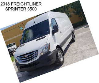 2018 FREIGHTLINER SPRINTER 3500