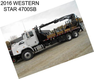 2016 WESTERN STAR 4700SB