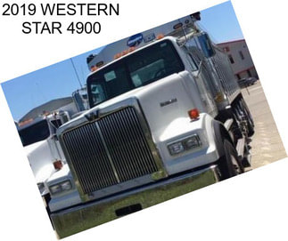 2019 WESTERN STAR 4900