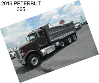 2016 PETERBILT 365