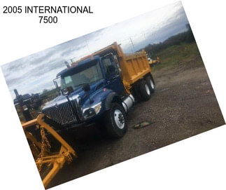 2005 INTERNATIONAL 7500