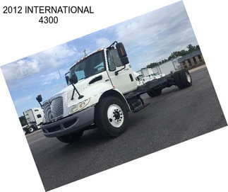 2012 INTERNATIONAL 4300