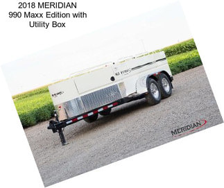 2018 MERIDIAN 990 Maxx Edition with Utility Box