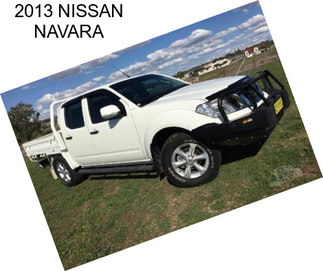 2013 NISSAN NAVARA