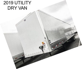 2019 UTILITY DRY VAN