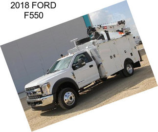 2018 FORD F550