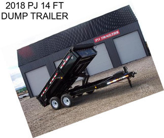 2018 PJ 14 FT DUMP TRAILER