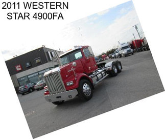 2011 WESTERN STAR 4900FA