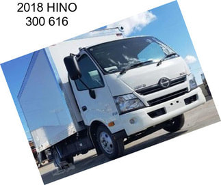 2018 HINO 300 616