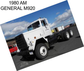 1980 AM GENERAL M920