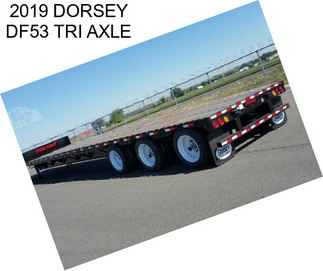 2019 DORSEY DF53 TRI AXLE