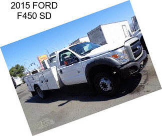 2015 FORD F450 SD