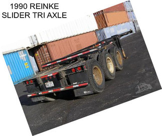 1990 REINKE SLIDER TRI AXLE