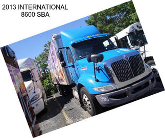 2013 INTERNATIONAL 8600 SBA