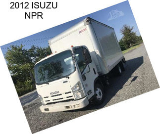 2012 ISUZU NPR