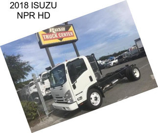 2018 ISUZU NPR HD