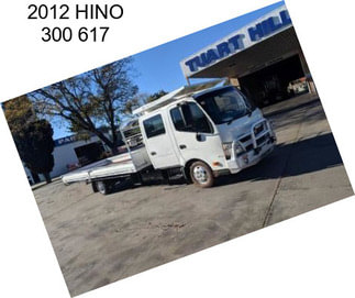2012 HINO 300 617